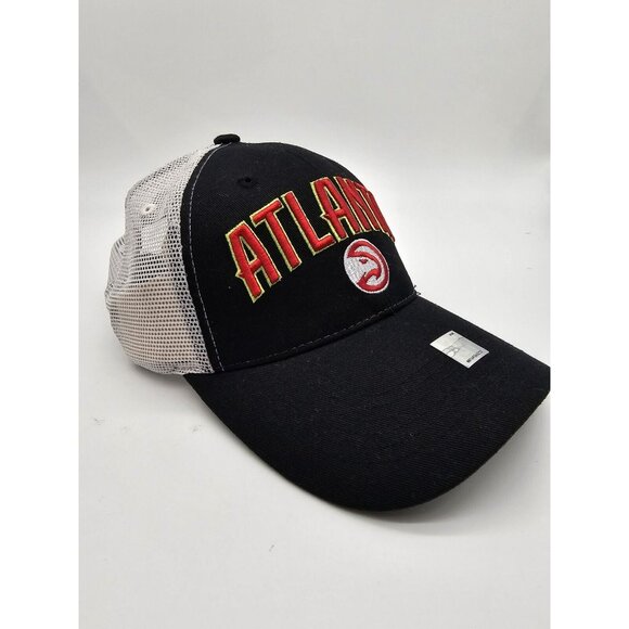 Atlanta Hawks Hat One Size Item of the Game Black Mesh Cap NBA Basketball ATL - Picture 2 of 10